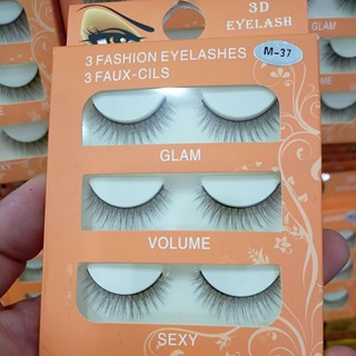 3D EYELASH # M-37 ขนตาธรรมชาติ