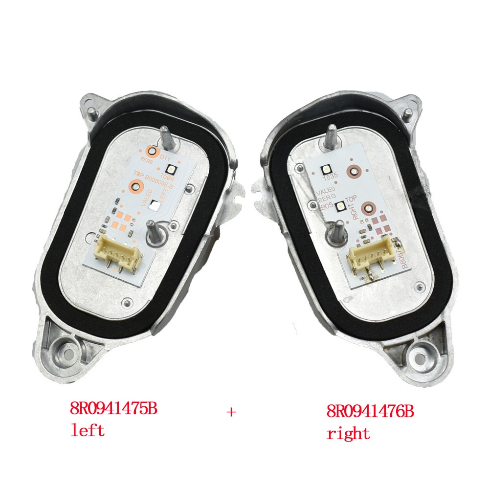Sidelights กลางวันวิ่งไฟโมดูล DRL ซ้ายและขวา8R0941475B 8R0941476B สำหรับ13-17ออดี้ Q5 LCL 8R0.941.47