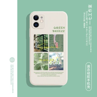 GREEN BREEZE เคสไอโฟน iPhone 7 8 8plus Xr Xs X max iPhone เคส 13 11 cover 14 pro 7 8พลัส TPU นิ่ม phone case 12 pro max