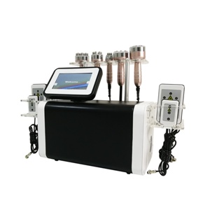 6in1 Ultrasonic Liposuction 40K Cavitation Vacuum Multipolar Bipolor RF Laser Slimming Radio Frequency SKIN BODY SALON M