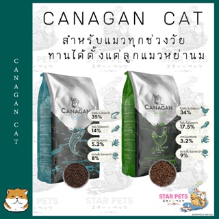 💥โปรโมชั่นสินค้าใกล้ EXP 💥อาหารแมว Canagan Free-Run Chicken/Scottish Salmon 1.5kg UK Imported🇬🇧สูตรไก่ปล่อยอิสระ/ปลาแซลม