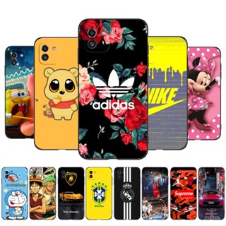 เคสโทรศัพท์มือถือ ซิลิโคนนิ่ม Tpu สีดํา สําหรับ Samsung Galaxy A03 สูง 164.2 มม. SM-A035