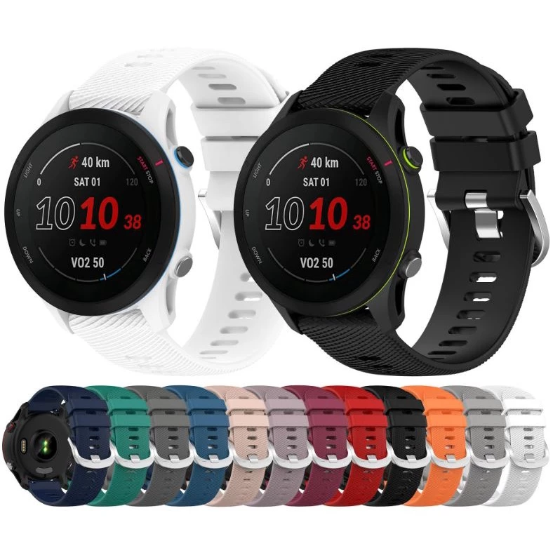 ðđðāļŠāļēāļĒ Garmin Forerunner255/265/255sMusic āđāļĨāļ°āļŠāļģāļŦāļĢāļąāļ GarmināļāļāļēāļāļŠāļēāļĒ 18,20,22mmāļŠāļēāļĒāļāļīāļĨāļīāđāļāļ āļāļ°āļāļāļĄāļĩāđāļĨāđāļāđāļāļēāļĄāļīāļ āļŠāđāļāđāļ§āļāļļāļāļ§āļąāļāļāļēāļāđāļāļĒ