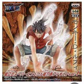 มือสองไม่มีกล่อง One Piece Monkey D. Luffy Gear 2 Super Effect Devil Fruit Power Users Vol. 1 โมเดลลูฟี่