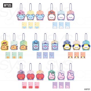 BTS BT21 Official Authentic Goods minini Name Tag SET