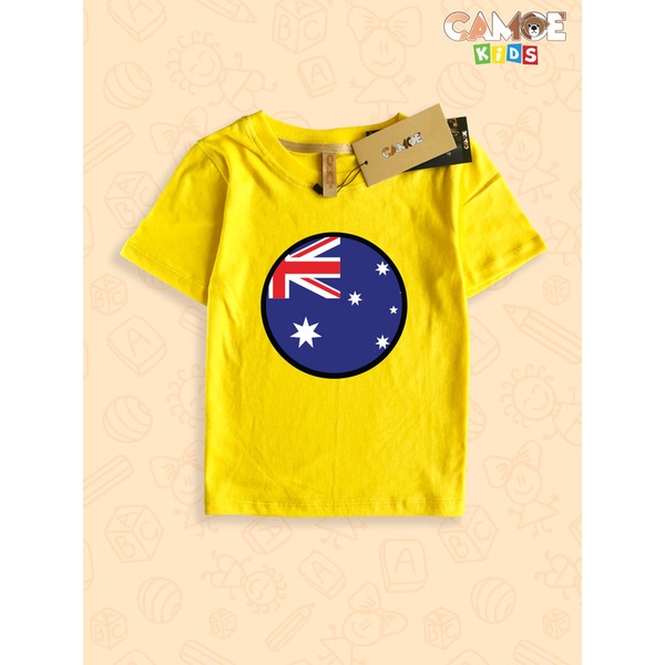 เสื้อยืดธง KIDS CAMOE Australia