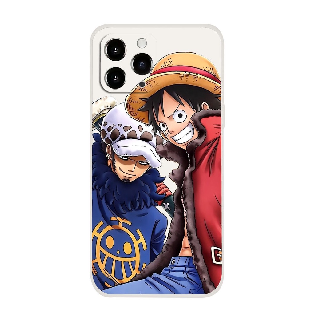 One Piece~เคสไอโฟน iPhone 7plus 12 11 pro max เคส iPhone 13 14 pro phone case 7 8 se2020 8plus TPU Xr Xs X cover นิ่ม