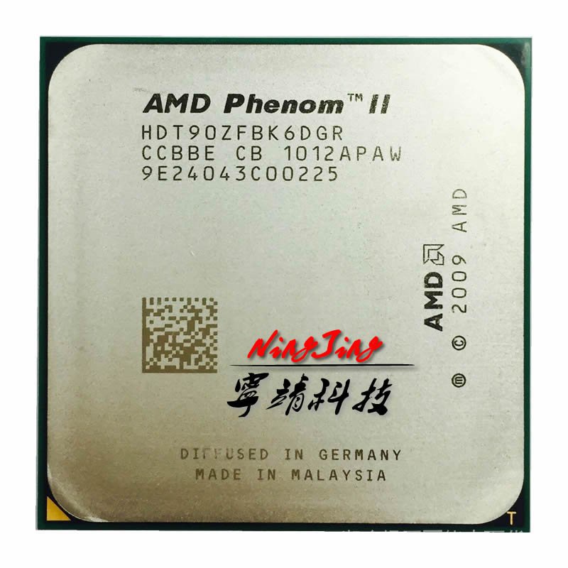 ซ็อกเก็ตโปรเซสเซอร์ CPU Amd Phenom II X6 1090T 1090 3.2 GHz HDT90ZFBK6DGR AM3