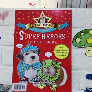 SUPER HEROES STICKER BOOK  ปกอ่อน