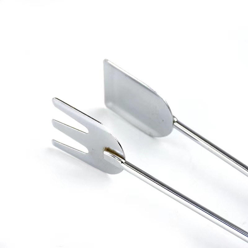 🔥 10นิ้ว ที่คีบอาหารแบบกรรไกร ขนาด ที่คีบอาหารปากยาว ที่คีบบาร์บีคิว ที่คีบของทอด ที่คีบขนมปัง ที่คีบปิ้งย่าง - รูปที่ 3