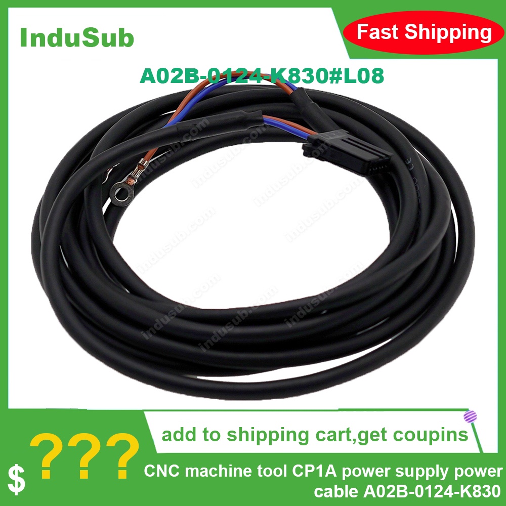 A02B-0124-K830 L08 เครื่องมือเครื่อง CNC CP1A สายไฟ 8m