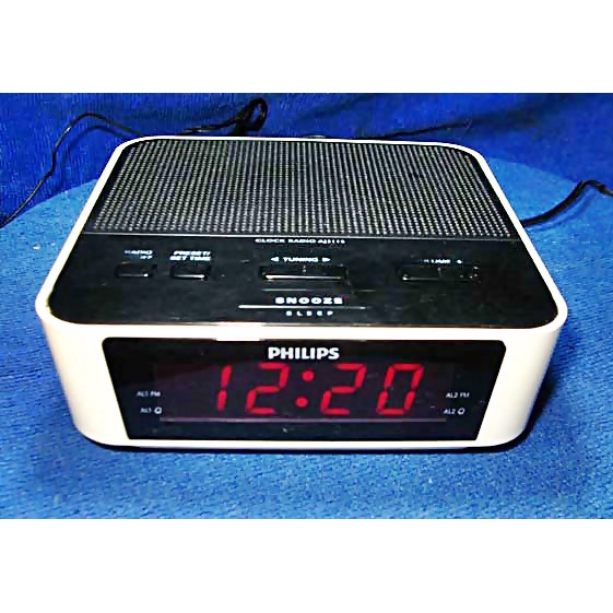 วิทยุนาฬิกาปลุก Philips Clock Radio AJ3115/67 สภาพดี