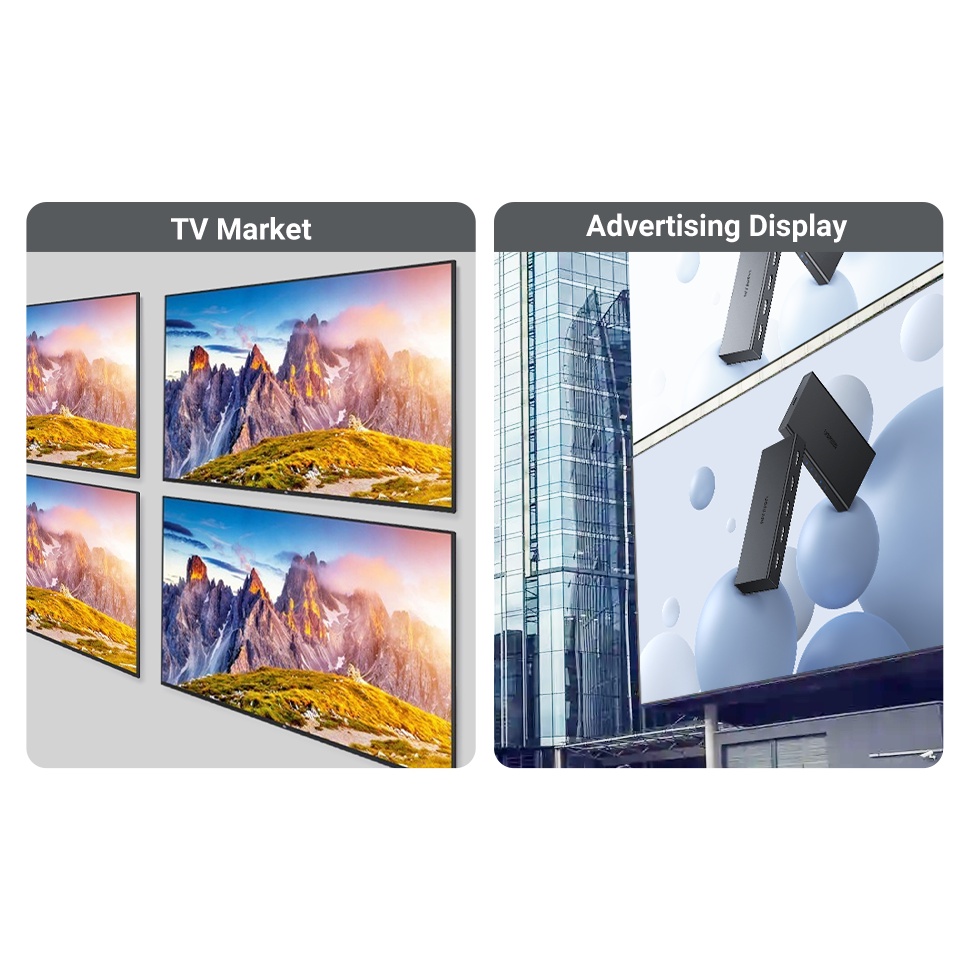 UGREEN รุ่น 90514 HDMI Splitter 1 In 4 Out HDMI 2.0 Version 4K/60Hz 3D HDCP2.2 1080P