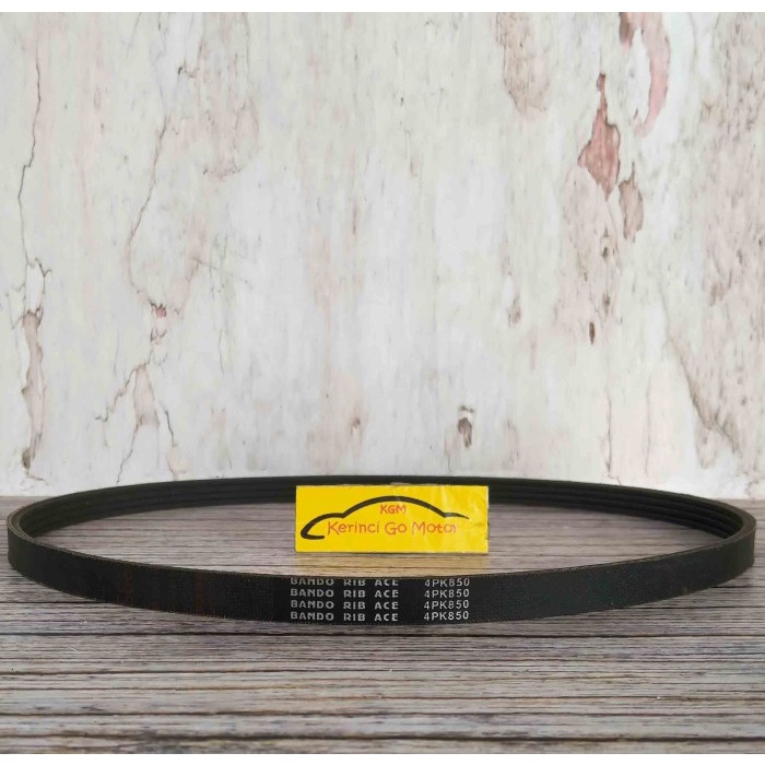 Bando Van Belt 4PK 850 V เข็มขัดพัดลมเข็มขัด Groove 4PK-850 พัดลมเข็มขัด Dynamo Hyundai Getz Ac Toyo