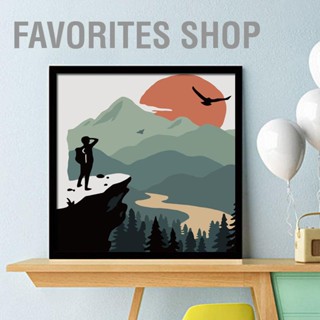 Favorites Shop ภาพวาดสีน้ํามันดิจิทัล อะคริลิค Diy พร้อมกรอบ สําหรับตกแต่งห้องนอนเด็ก ห้องนั่งเล่น