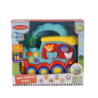 Wel-B x Infunbebe Baby Animal Train (รถไฟดนตรี) - ของเล่น ของเล่นเด็ก รถไฟดนตรี รถไฟสวนสัตว์  รถไฟมีเสียง รถไฟของเล่น