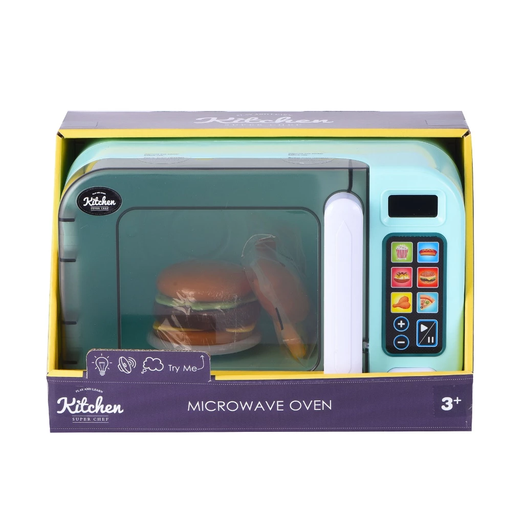 Wel-B x Infunbebe Microwave Oven (ไมโครเวฟของเล่นเด็ก) - ของเล่นเด็ก บทบาทสมมติ เครื่องครัวเด็ก