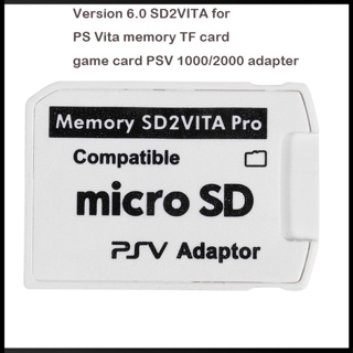 Zevaret อะแดปเตอร์แปลงการ์ด Micro-sd PSV Vita 1000 2000 TF 3.65 เวอร์ชั่น 6.0