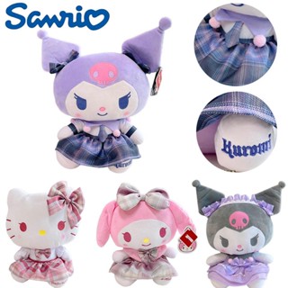 ตุ๊กตายัดนุ่น Sanrio Kuromi Melody Hellokitty Jk Dress Up แบบนิ่ม เหมาะกับของขวัญ ของเล่นสําหรับเด็ก