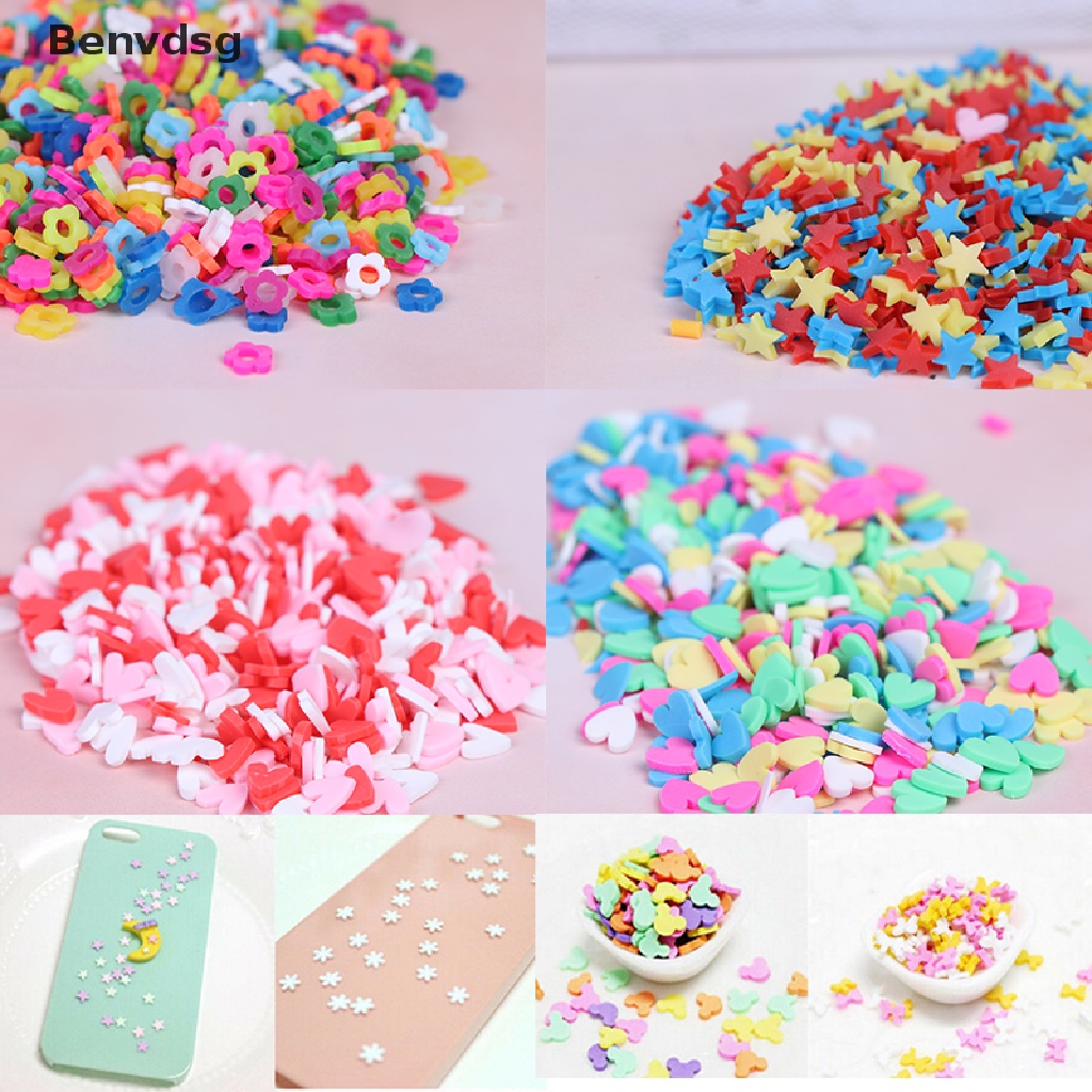 50g DIY Polymer Clay Fake Candy Sweets Sugar Sprinkle Decorations