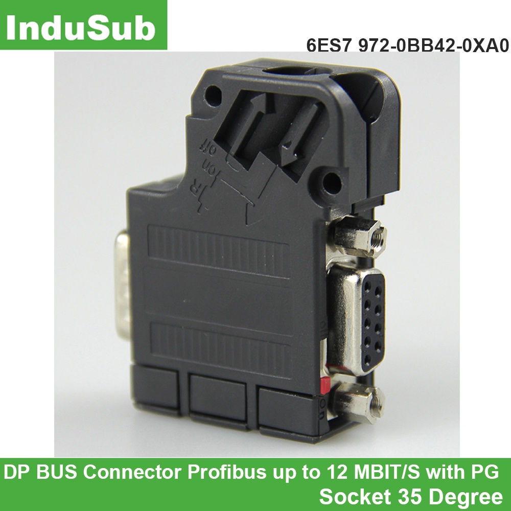 YTH 6ES7 972-0BB42-0XA0 ใช้งานร่วมกับ DP BUS Connector Profibus สูงสุด 12 MBIT/S พร้อม PG ซ็อกเก็ต 3