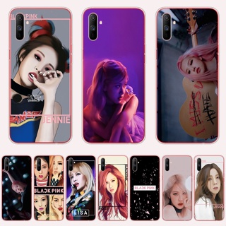 B20- เคสโทรศัพท์ซิลิโคน TPU แบบนิ่ม ลายธีม BLACKPINK สําหรับ realme c3 c3i narzo 10a 20a