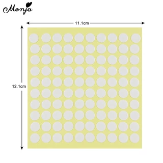 Monja เทปกาวสองด้าน สําหรับตกแต่งเล็บ DIY 100 ชิ้น