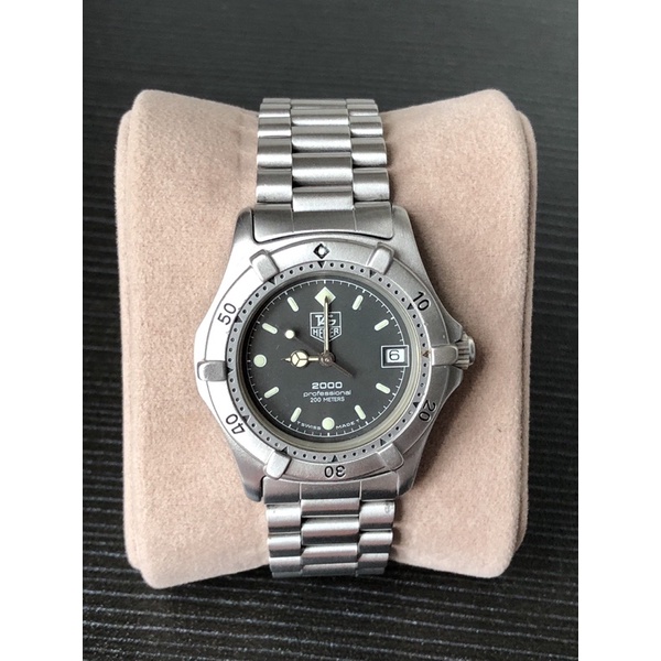 TAG Heuer 2000s Professional Boysize หน้าดำ