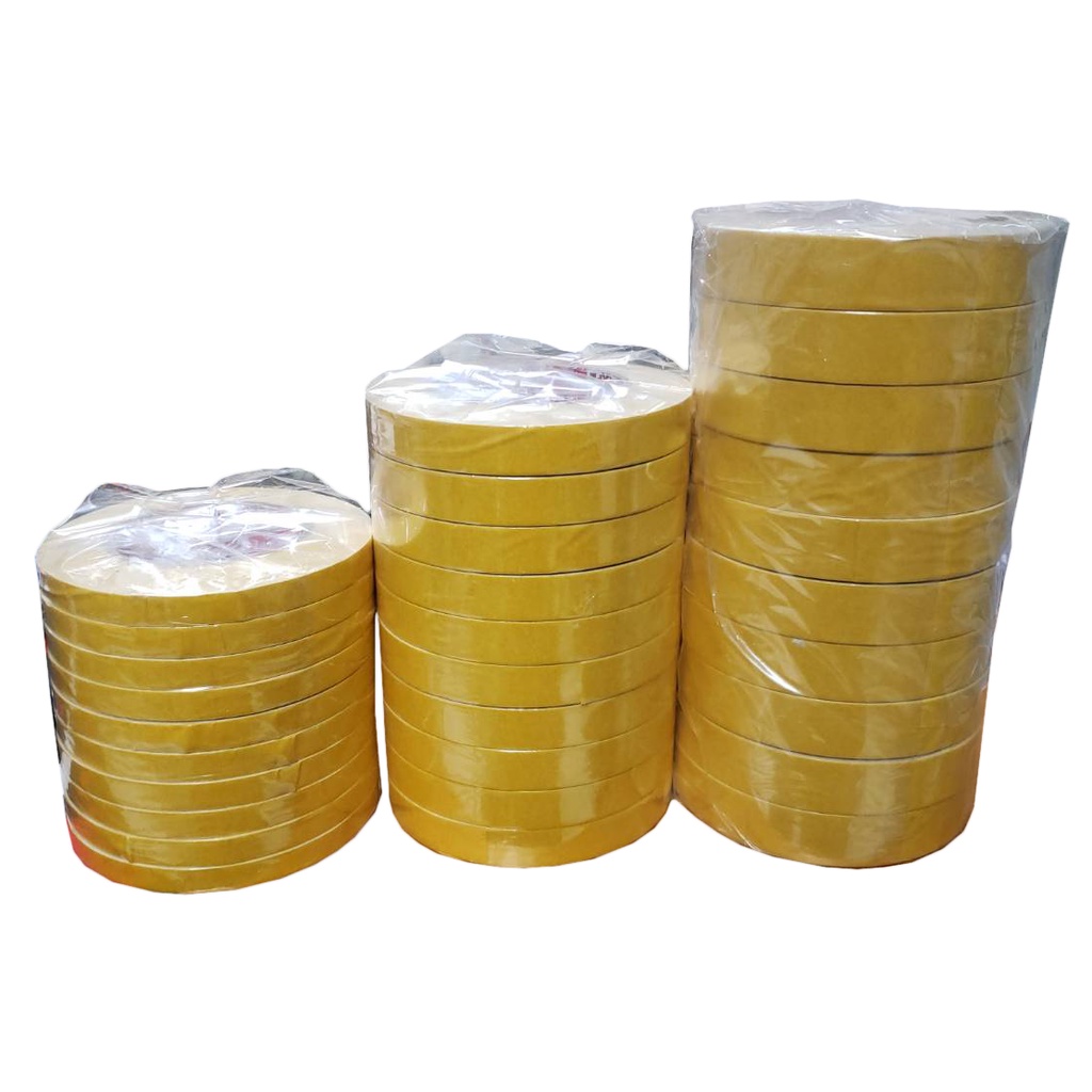 เทปติดพรม เทปกาว2หนา LEO 25m มีหน้ากว้าง ตั้งแต่ 12mm,18,24mm