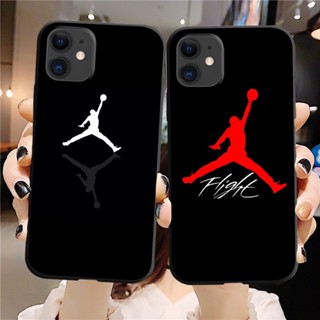 เคสโทรศัพท์มือถือ ซิลิโคนนุ่ม ลาย Michael Jordan 23 แฟชั่น สีดํา สําหรับ iphone 13 14 7 X XS XR XSMax 11pro 12 pro 13 pro promax