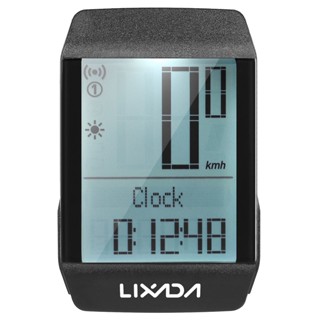 [2022 ใหม่ล่าสุด] Lixada BKV-1800 เครื่องวัดความเร็วจักรยาน แบบไร้สาย กันน้ํา พร้อมไฟแบ็คไลท์ LED 6 ภาษา