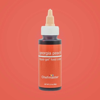 สีเจล พีชขวด 65กรัม / Chefmaster Color Georgia Peach Liqua-Gel 2.3oz (5038)