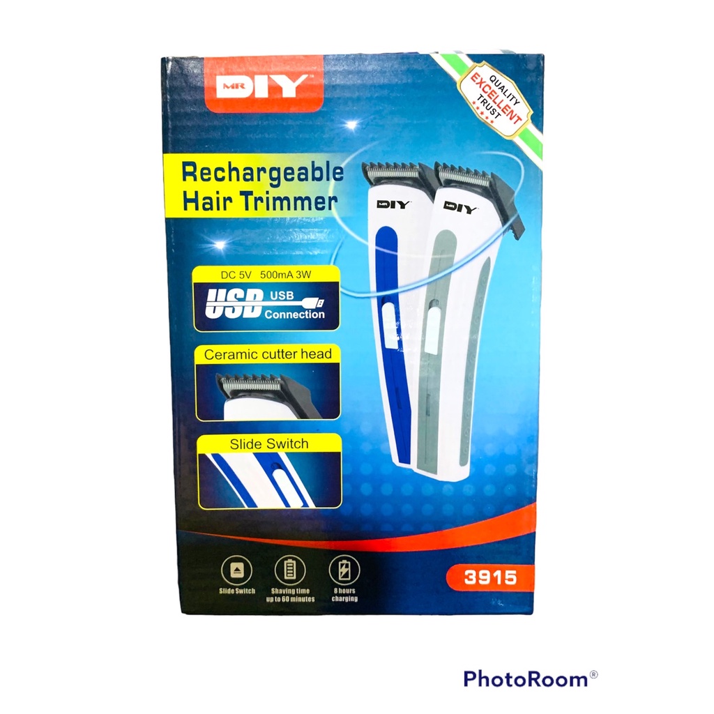 ปัตตาเลี่ยนตัดผมไร้สาย Hair Teimmer Rechargeable MR.DIY-3915