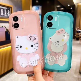 เคสโทรศัพท์มือถือ กันตก ป้องกันกล้อง ลายแมว KT น่ารัก สีขาว สีชมพู สําหรับ Xiaomi Redmi A1 10 5G 4G 10A 10C POCO M5 M5S Mi 12T 12 Pro Redmi10 RedmiA1