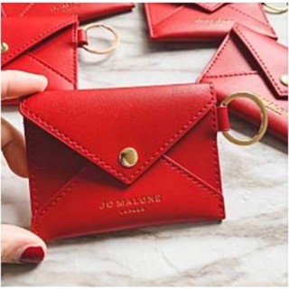 Jo Malone Red Card Case Wallet Key Ring พวงกุญแจรูปซองจดหมายสำหรับใส่การ์ด ซอง