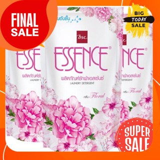 SP/Pan007 Essence น้ำยาซักผ้า เอสเซ้นซ์ กลิ่น Floral ( สีชมพู ) ชนิดเติม 400 มล. แพ็ค 3 ถุง ของกิน