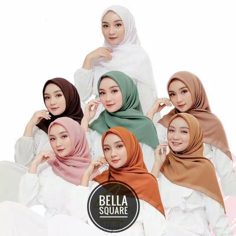 Bella Square Hijab Bella Square Square Hijab Bella Square Hijab Premium Hijab Muslimah Hijab Bella S