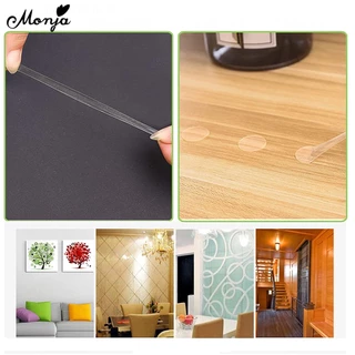 Monja เทปกาวสองด้าน สําหรับตกแต่งเล็บ DIY 100 ชิ้น