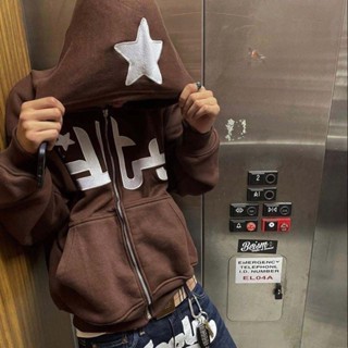 เสื้อกันหนาว star zip hoodie เสื้อหนาว ฮิปฮอป เสื้อฮู้ด