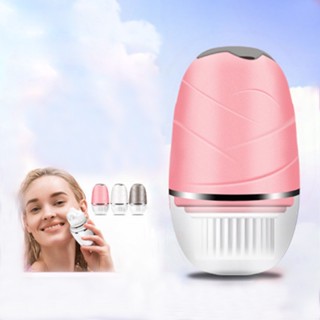 Rotating Electric Facial Cleansing Brush Rechargeable Vibrate Waterproof Cleansing Brush Deep Pore Cleaning Skin Care To