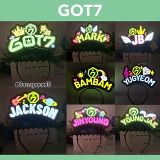 คาดผม LED ป้ายไฟ GOT7 ป้าย LED [พร้อมส่ง]