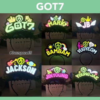 คาดผม LED ป้ายไฟ GOT7 ป้าย LED [พร้อมส่ง]