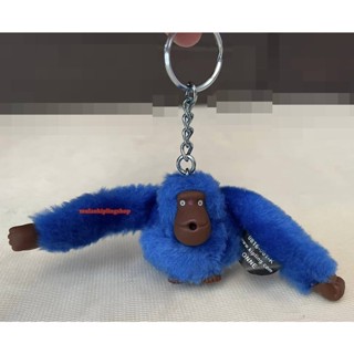 ส่งฟรีEMS  Kipling Keyring Monkey Clip S - Ice Blue