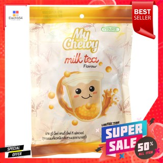 มาย ชูวี่ ลูกอมนมเคี้ยวหนึบ กลิ่นชานม 67 ก.My Chewy Milk Candy Chewy Milk Tea Flavor 67 g.