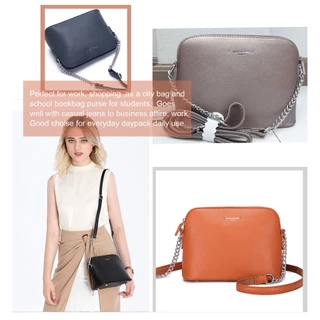 David Jones Paris กระเป๋าสะพายแฟชั่น หนัง PU สำหรับสตรี
