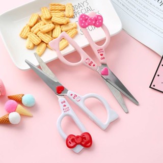 CSH กรรไกรตัดกระดาษ กรรไกรตัดผม ลายการตูน ขนาดใหญ่ รุ่น KT Scissors-18Oct-J1