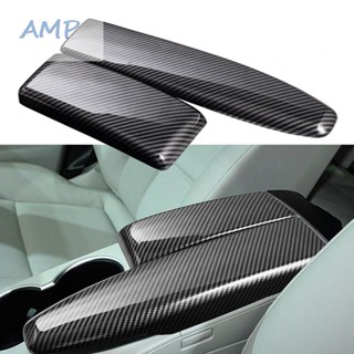 ใหม่ ฝาครอบที่เท้าแขนกลางรถยนต์ สีดํา สําหรับ Mercedes-Benz E Panel Cover 2 ชิ้น