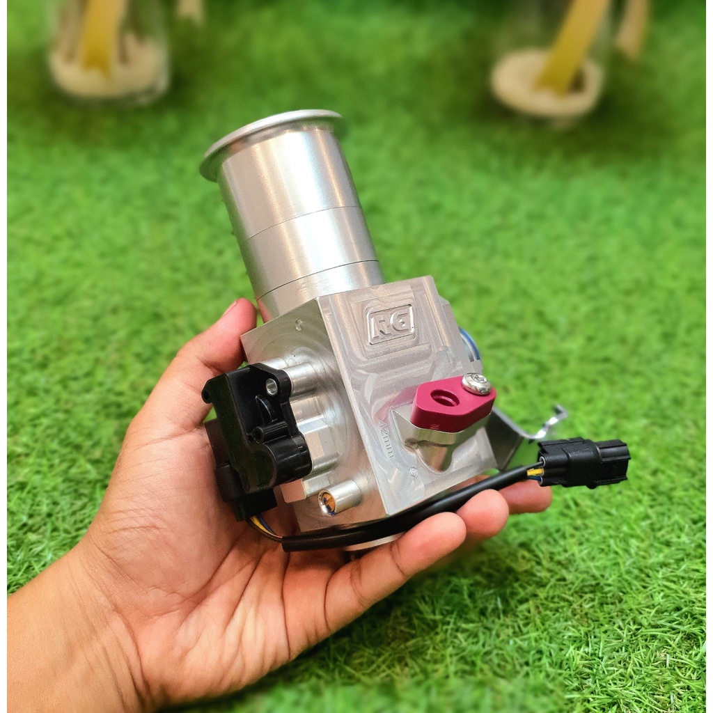 เรือนBall Valve CNC พร้อมCensor และปลั๊กแปลงใส่Wave S4/S3 ระบบ Ball Valve ตรงรุ่นXmax-Nmax-Exciter👉4