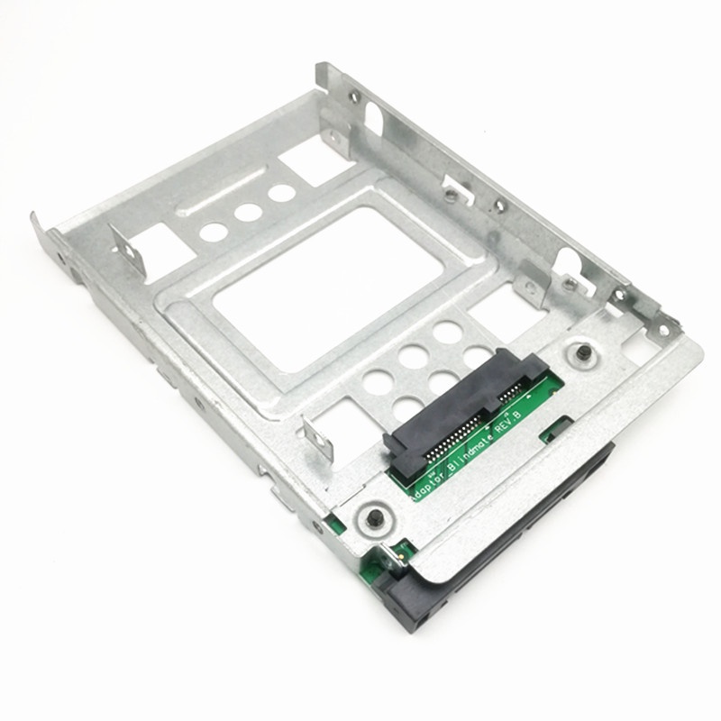 อะแดปเตอร์แปลงถาดฮาร์ดไดรฟ์ SAS HDD SSD เป็น 3.5 นิ้ว 2.5 นิ้ว 654540-001 แท่นวาง #7