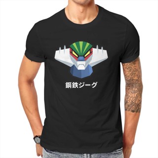 เสื้อเชิ้ต Kotetsu Jeeg หุ่นยนต์เสื้อยืดคลาสสิกพังก์ฤดูร้อนผ้าฝ้ายผู้ชายเสื้อยืดฮาราจูกุเสื้อยืดคอโอ